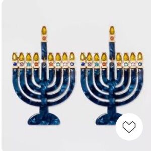 SugarFix Baublebar Hanukkah Menorah Drop Earrings